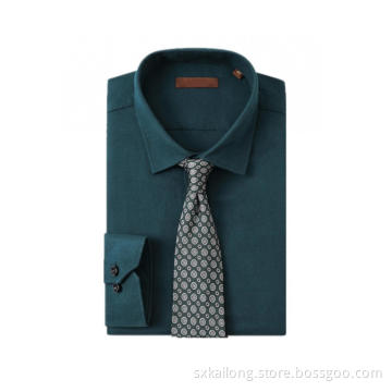 Men's Dark Green Long Sleeves Shirts